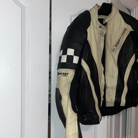 VINTAGE Joerocket leather Motorcycle jacket - Picture 2 of 15